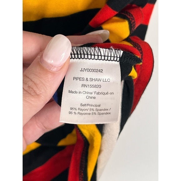 Veronica Beard Jeans Rush Striped Crewneck Tee Size XS - Picture 8 of 9